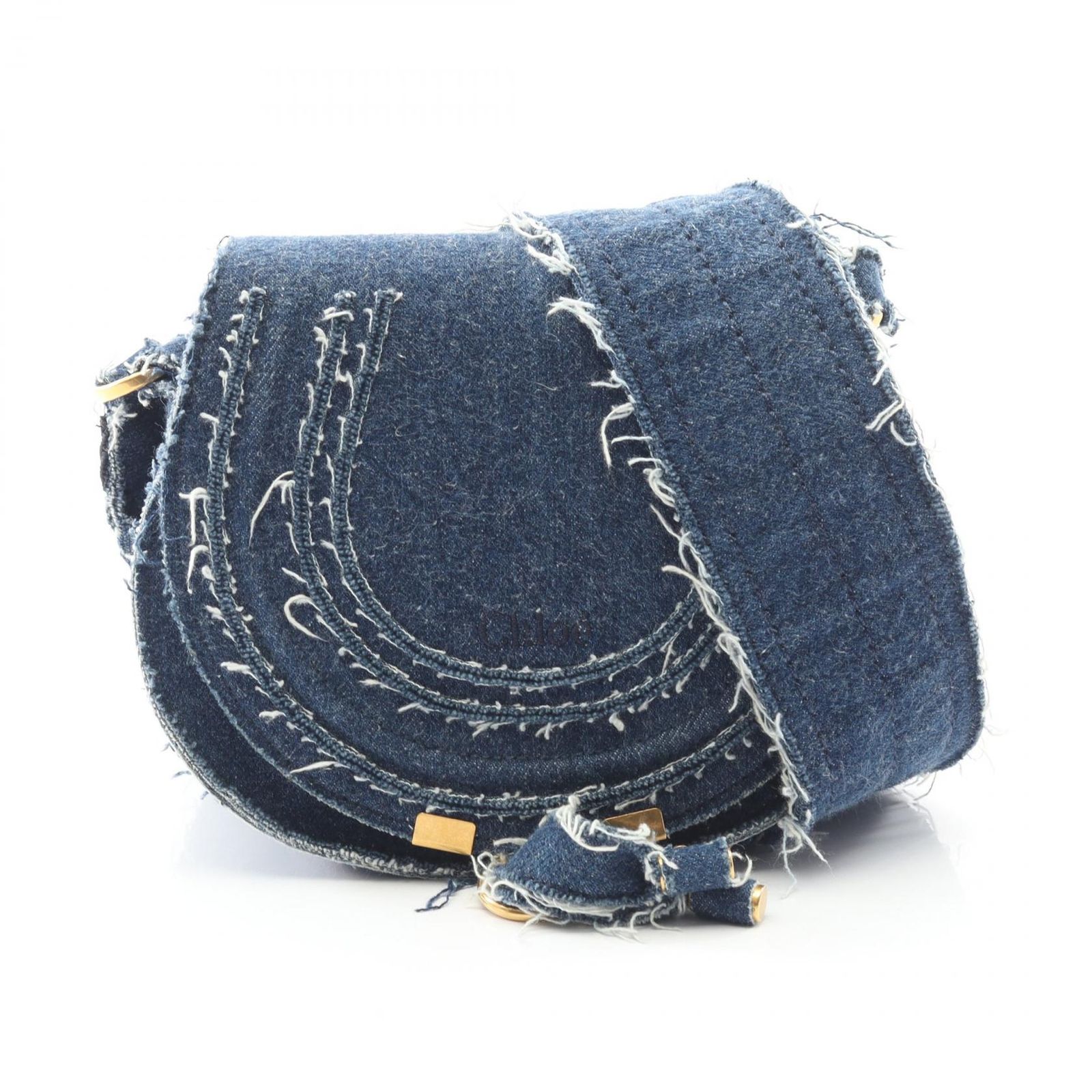 クロエ Chloe ショルダーバッグ MARCIE マーシー インディゴブルー