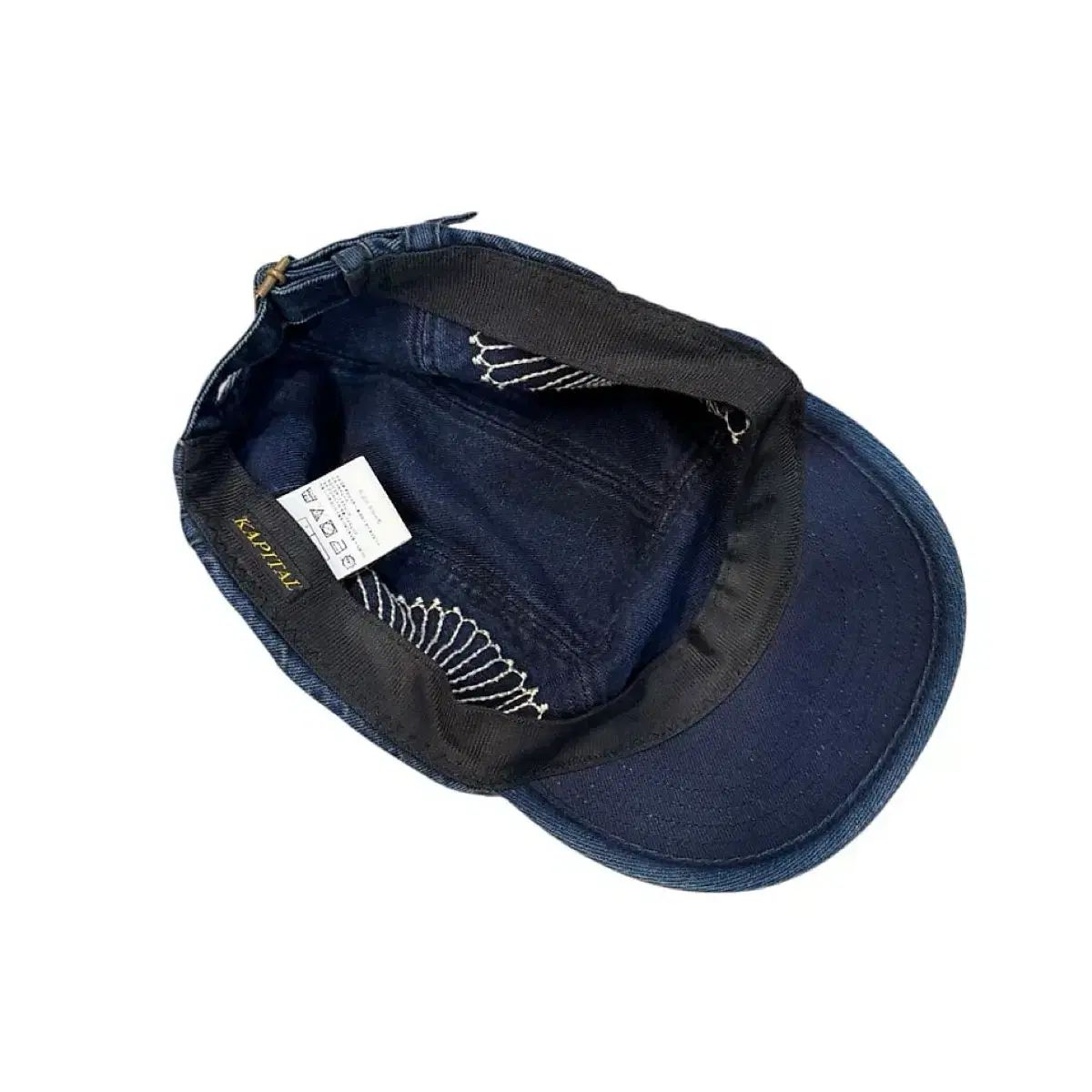 KAPITAL 10オンス IDG 風呂敷 刺繍 デニム キャンプキャップ - メルカリ
