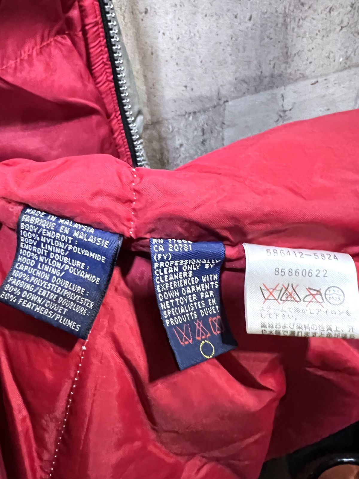90s TOMMY HILFIGER ダウンコート M ベンチコート トミーヒルフィガー