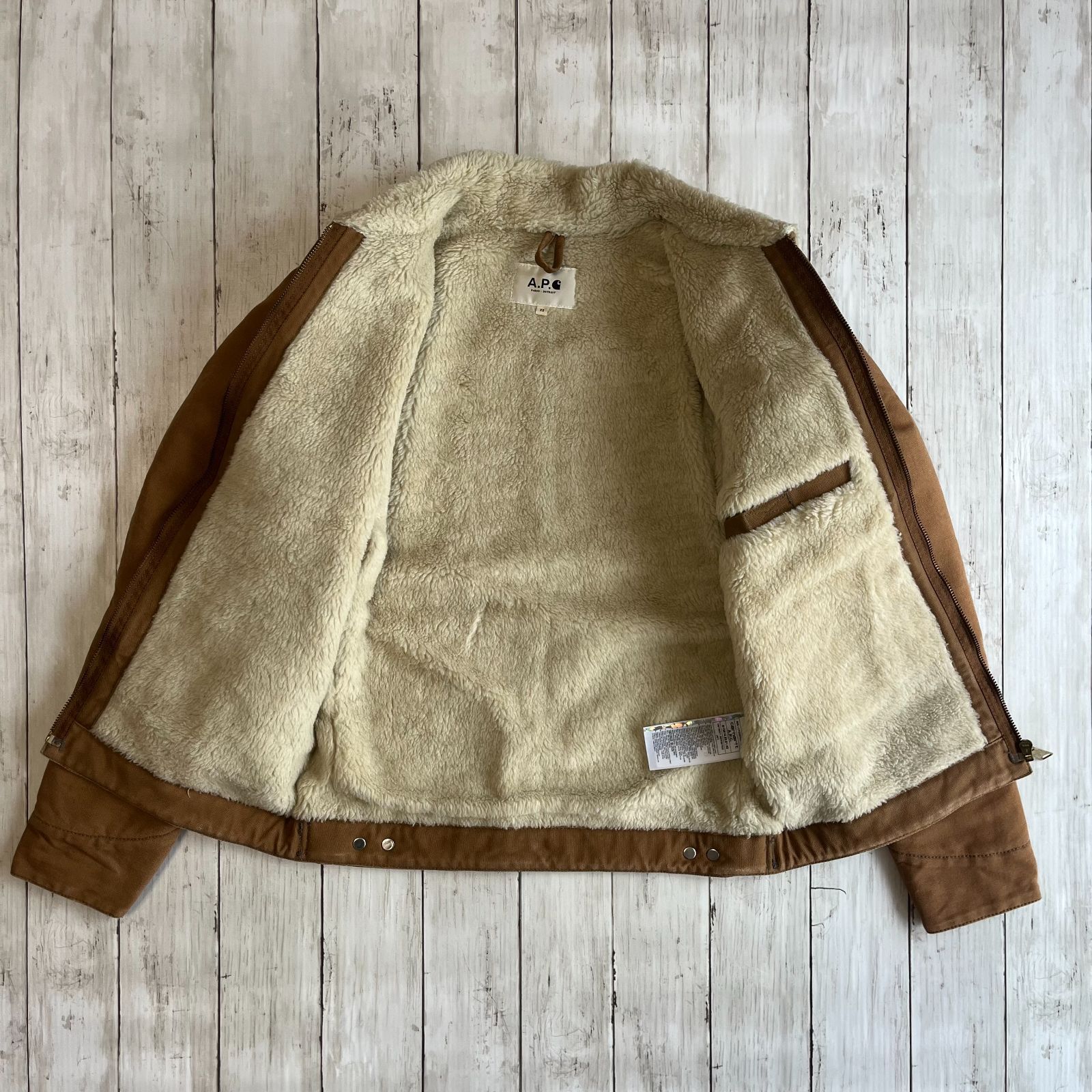 A.P.C.× Carhartt A.P.C カーハート ボアジャケット デトロイト