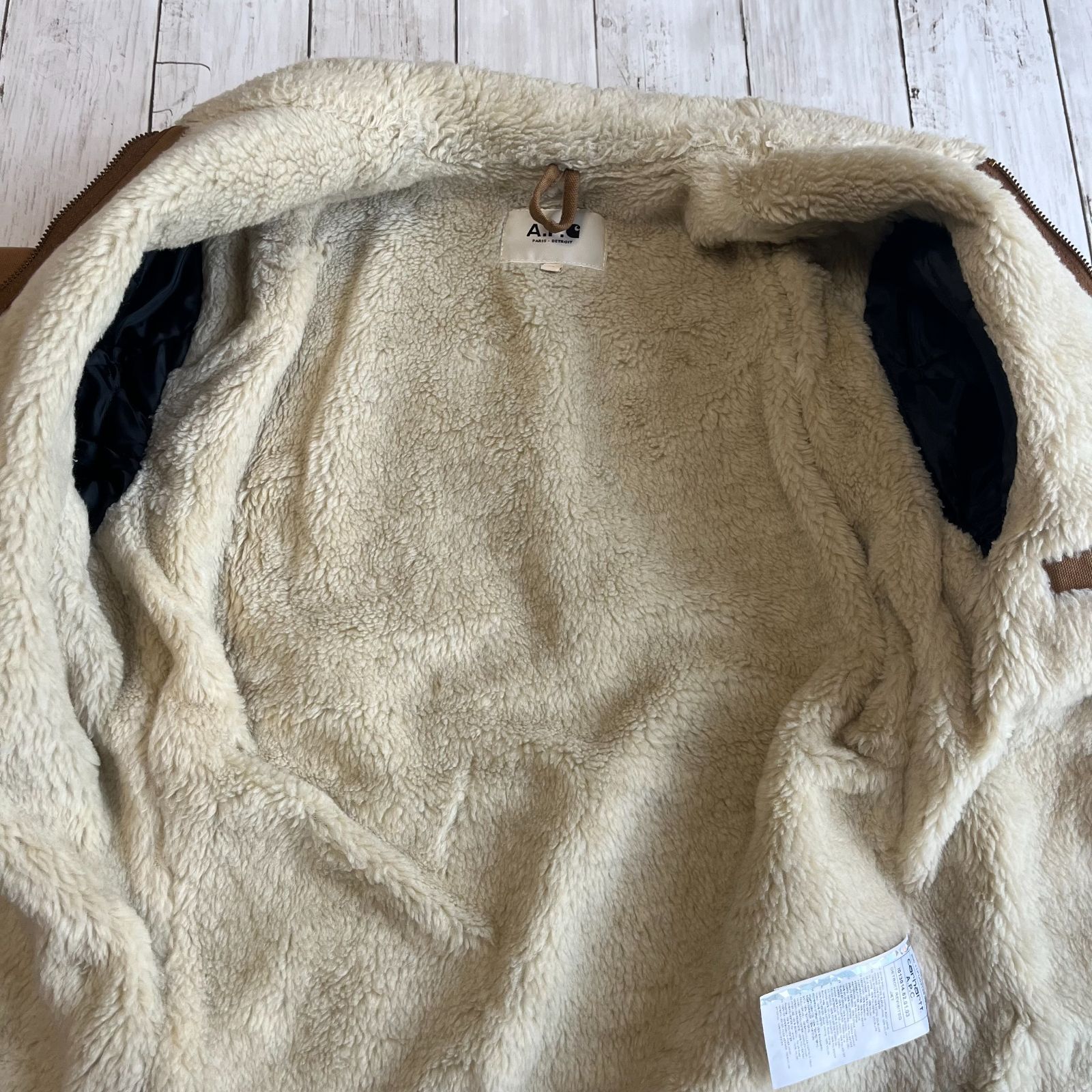 A.P.C.× Carhartt A.P.C カーハート ボアジャケット デトロイト 