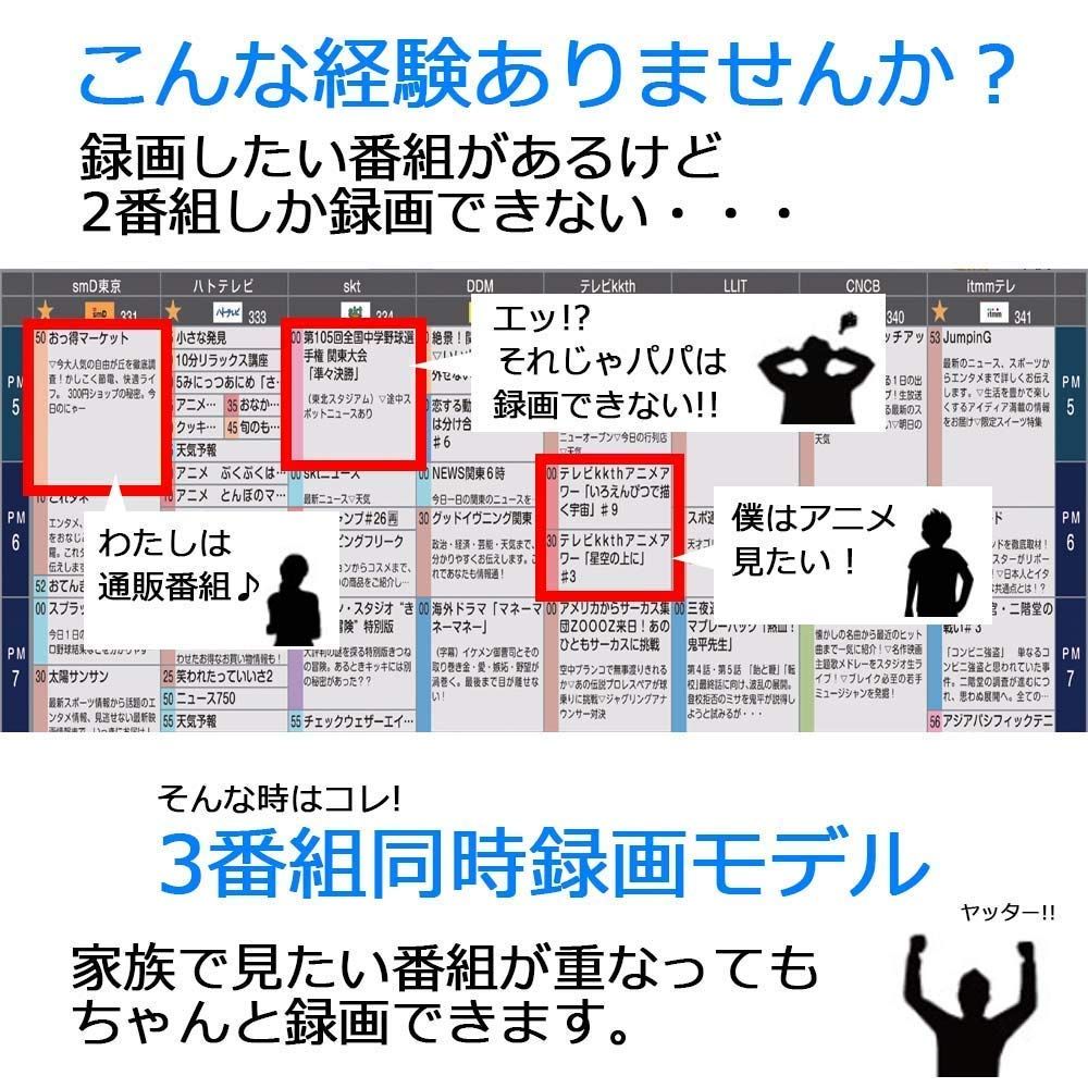 整備済み品】 シャープ ブルーレイレコーダー 1TB 3チューナー W録画