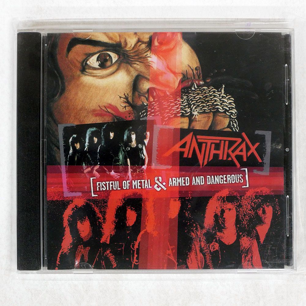 【国内盤帯・解説書付】Anthrax / Fistful Of Anthrax 輸入盤 ANTHRAX/FISTFUL OF METAL & ARMED AND DANGEROUS/MEGAFORCE