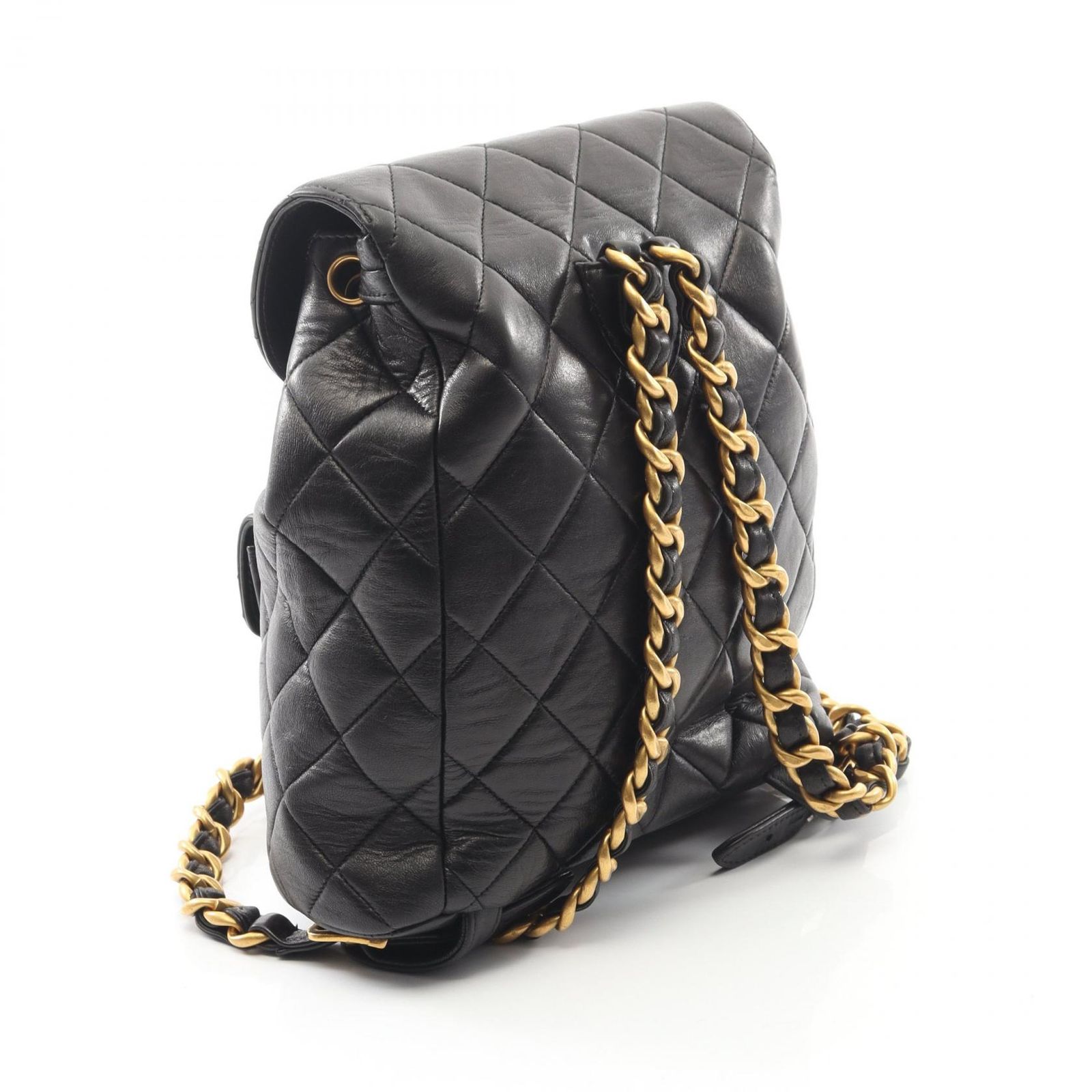 シャネル CHANEL リュックサック バックパック マトラッセ ブラック