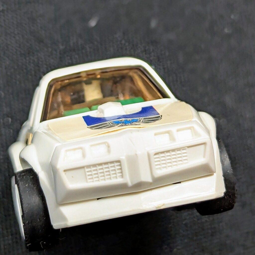 タカラ チョロQA ファイヤーバード トランザム 白 凸グリル シール鳥