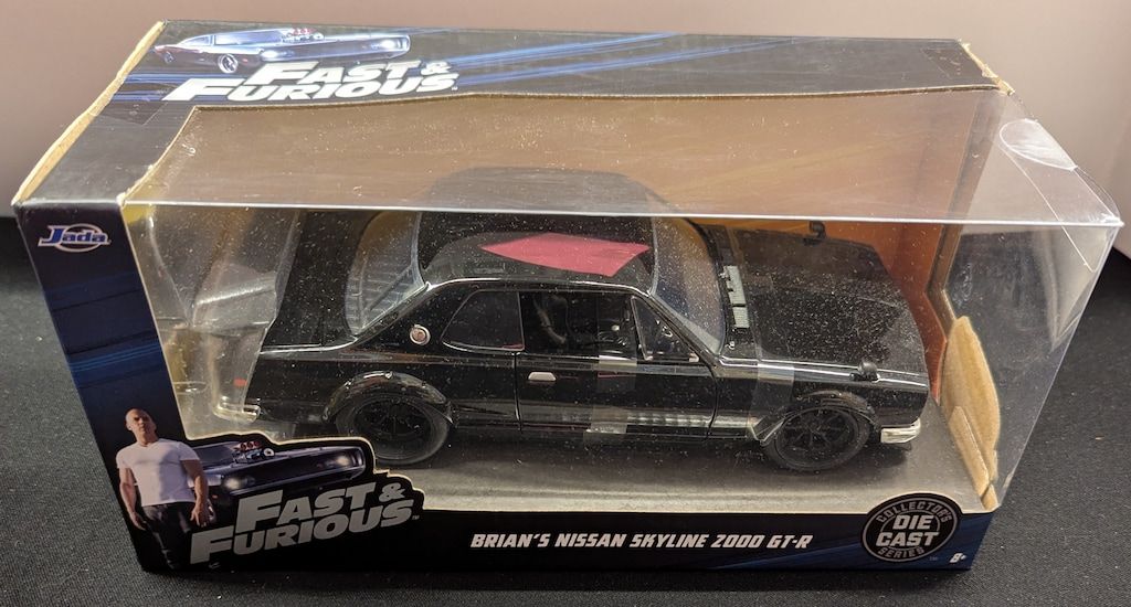 Jada TOYS DIE-CAST FAST&FURIOUS BRIAN'S NISSAN SKYLINE 2000 GT-R