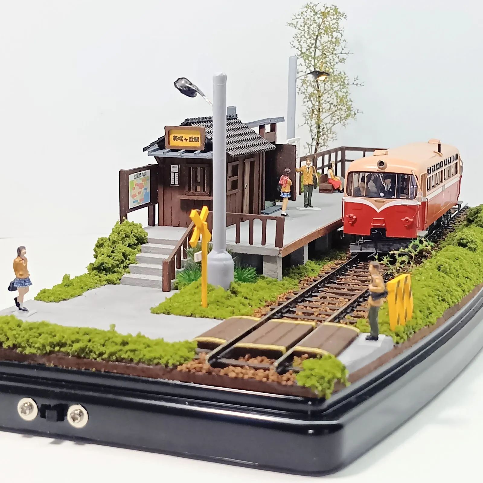 HOゲージ　ローカル駅と駅前ジオラマセット HOゲージ ローカル駅と駅前ジオラマセット HOゲージ ローカル駅と駅前
