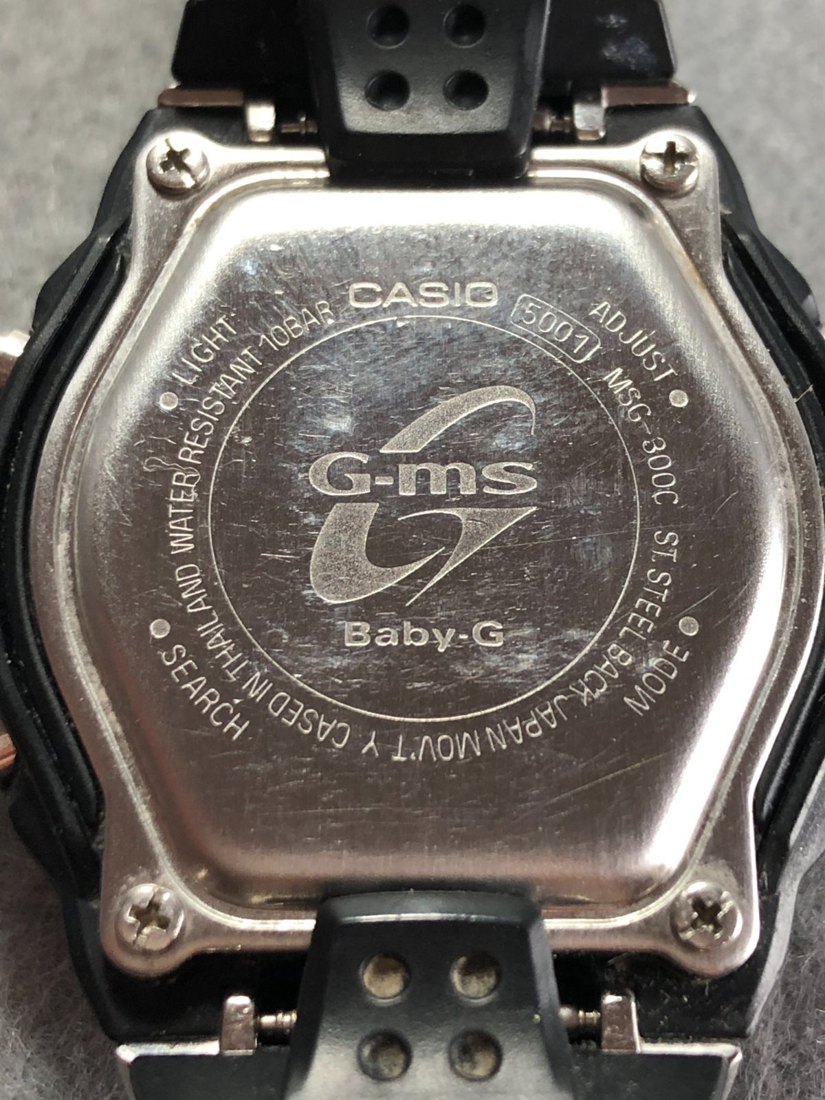 CASIO カシオ Baby-G ベイビージー G-ms ジーミズ MSG-300C レディース