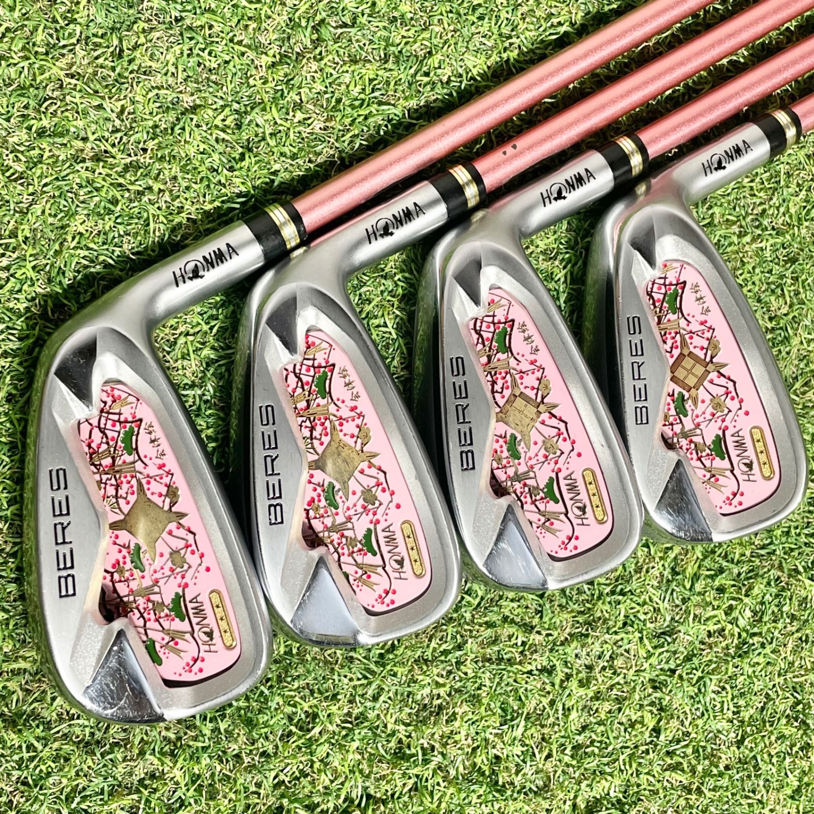 HONMA BERES AIZU ホンマ ベレス アイズ 会津絵 3S アイアンセット 4本