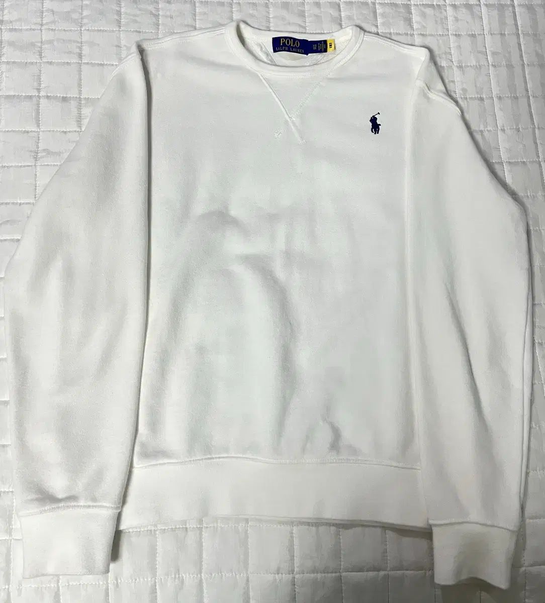 ポロラルフローレン スウェット 白 XS