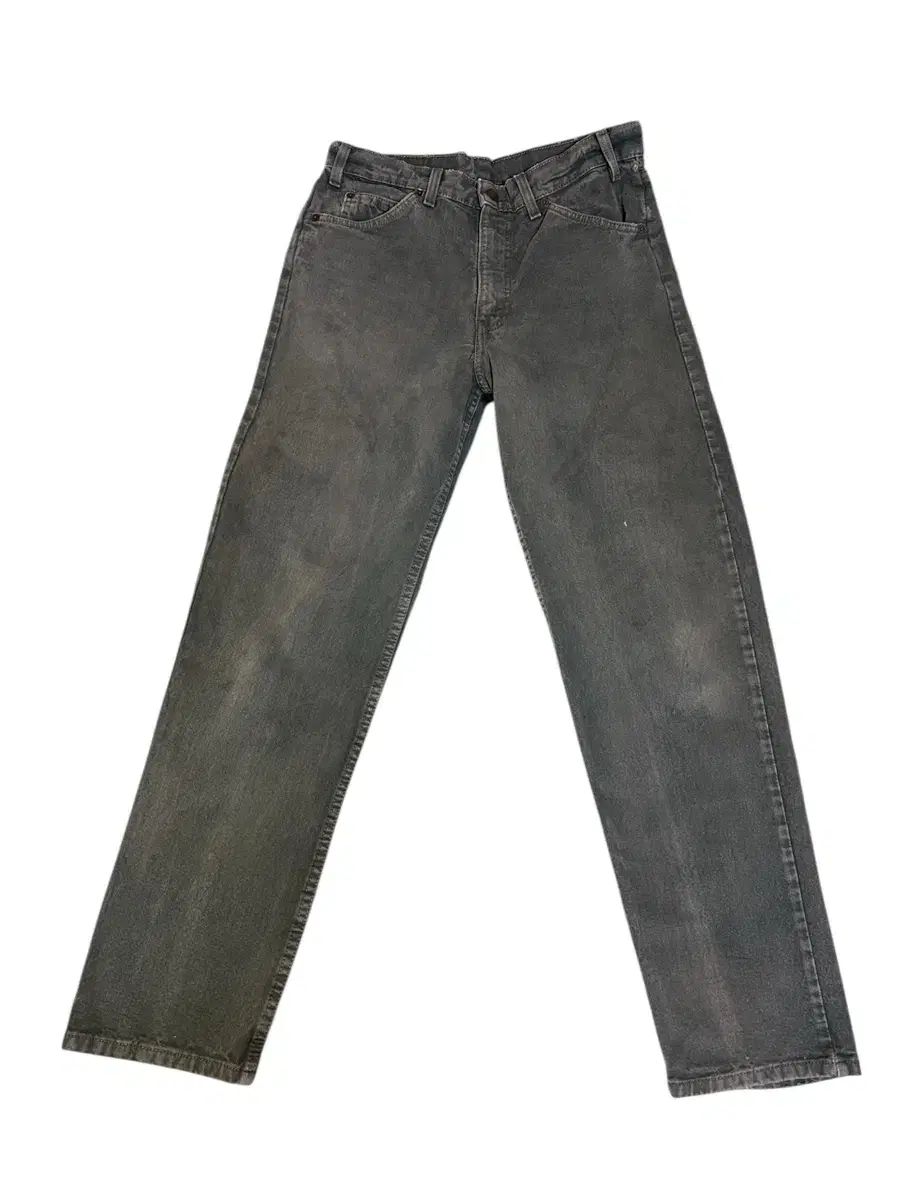 ヴィンテージ 90s トップ LEVI'S 555 グリーン(オリーブ)COLOR