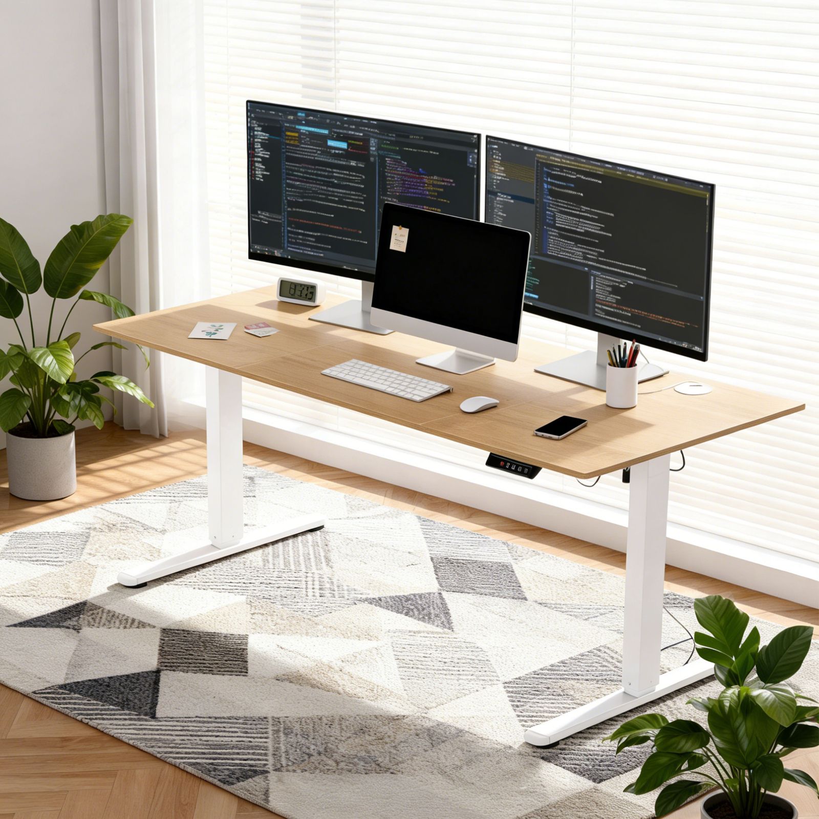 数量限定セール」 電動昇降デスク 幅140cm スタンディングデスク 昇降