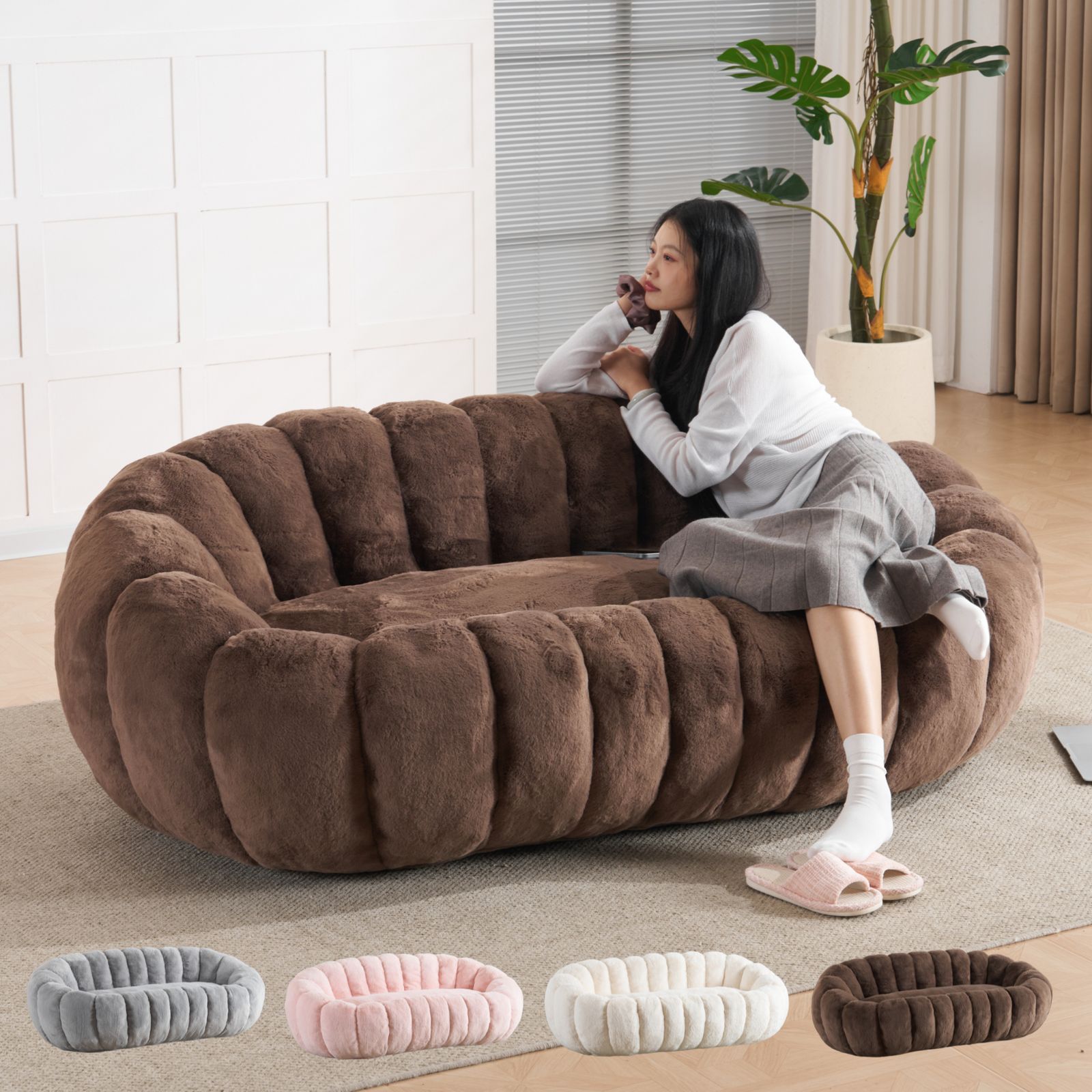 全新品 【2~3人掛けソファ】圧縮ソファ クッションソファー ソファー 