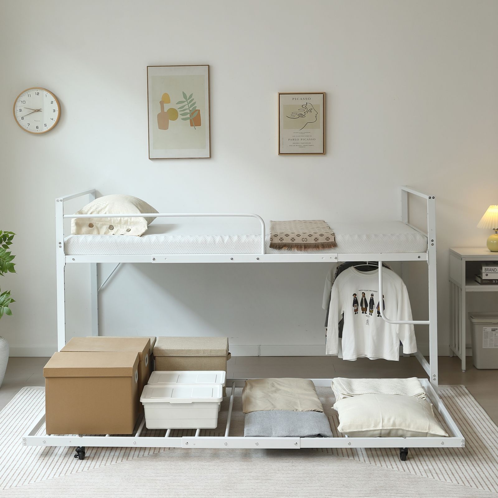 高さ110cm】ロフトベッド 高いベッド 親子ベッド パイプベッド