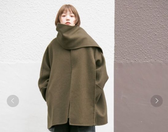 936y*美品 KBF ケービーエフ ストールマントリバーコート - メルカリ