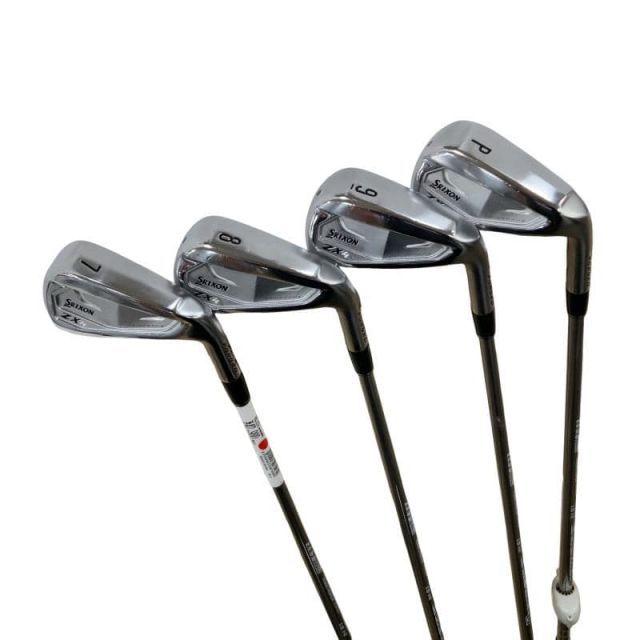 中古】 ダンロップ SRIXON ZX4 6S アイアンセット IR 純正特注シャフト