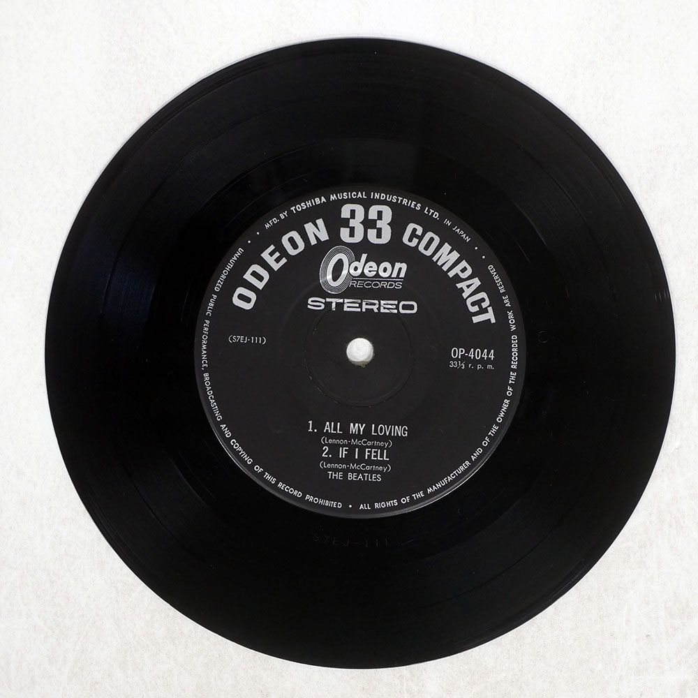 国内盤 BEATLES/ALL MY LOVING/ODEON OP4044 7 □ - メルカリ