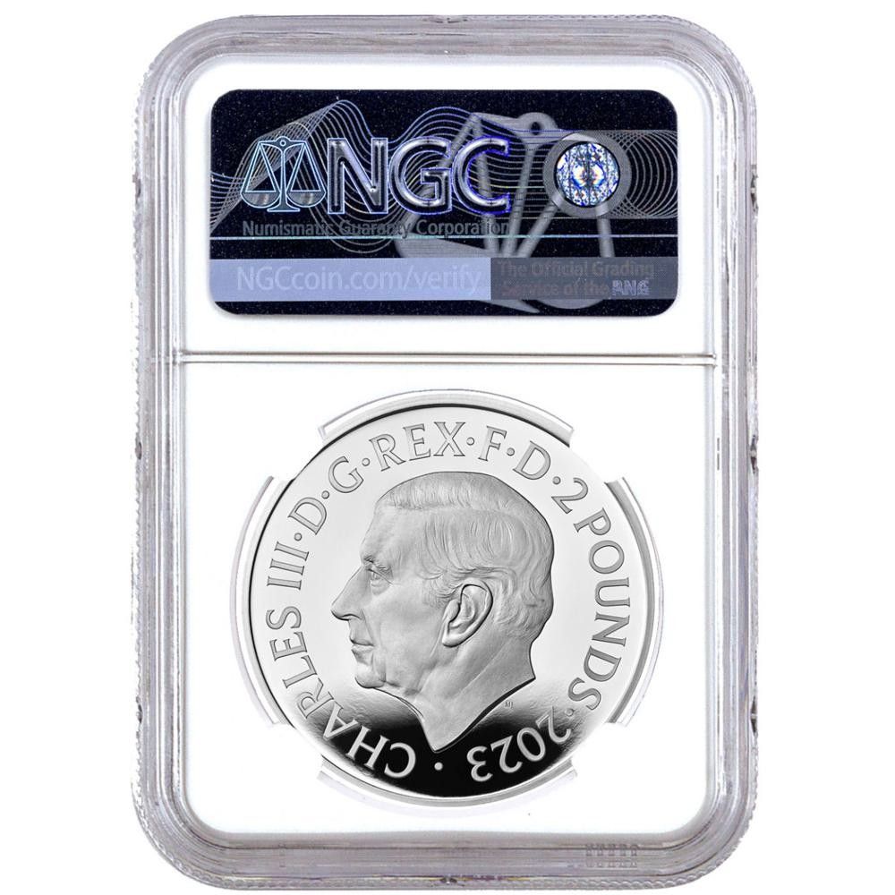 ★2023 イギリス 銀貨　チューダービースト クラレンス 雄牛 PF70 ☆2023 イギリス 銀貨チューダービースト クラレンス 雄牛 PF70