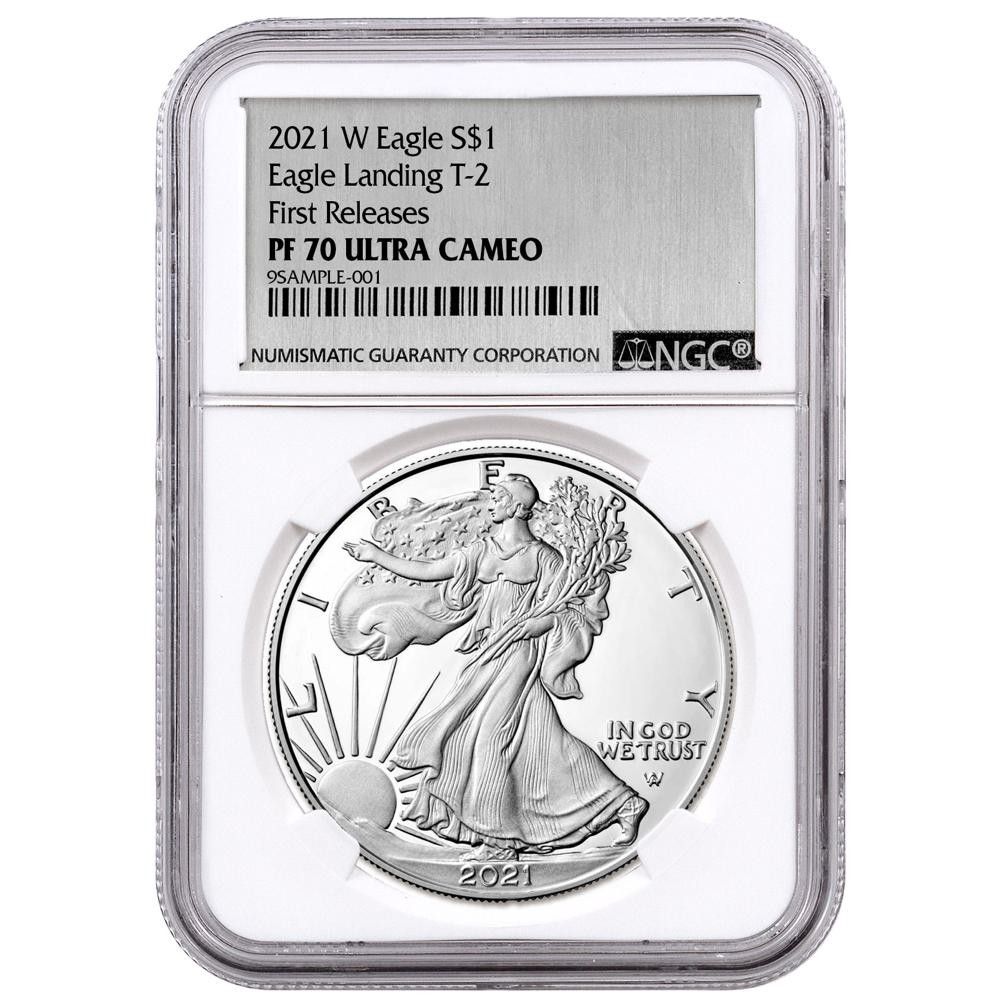 NGC最高鑑定★2021年アメリカ1ドル シルバーイーグル銀貨★PF70UC NGC最高鑑定☆2021年アメリカ1ドル シルバーイーグル銀貨☆PF70UC