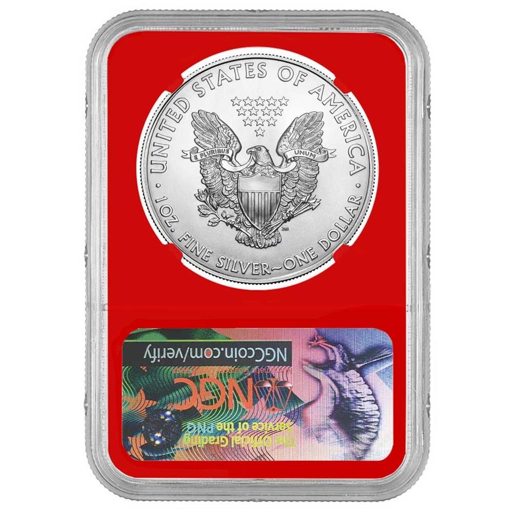 2018年 1ドル アメリカン シルバー イーグル NGC MS70 FDI ALSラベル