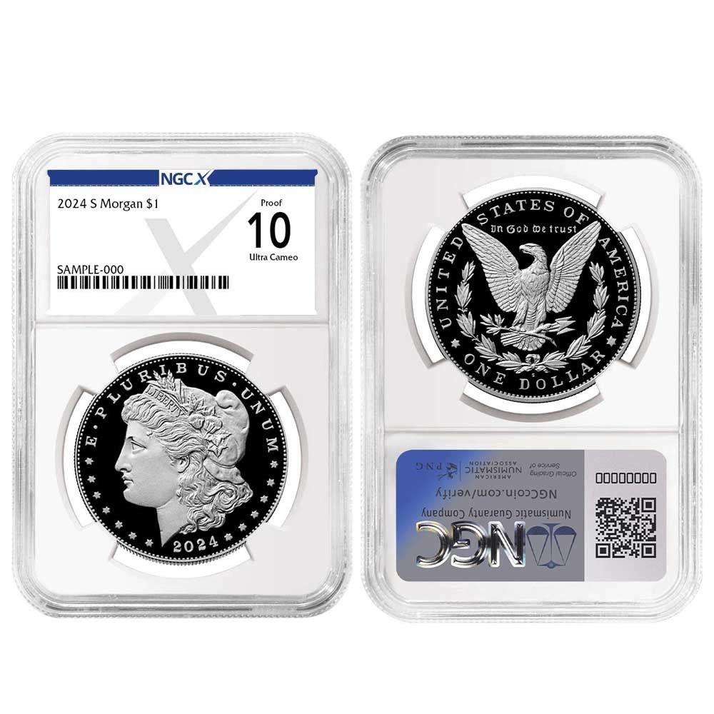 2024-S 1ドル プルーフ モルガン＆ピース シルバーダラー 2枚セット