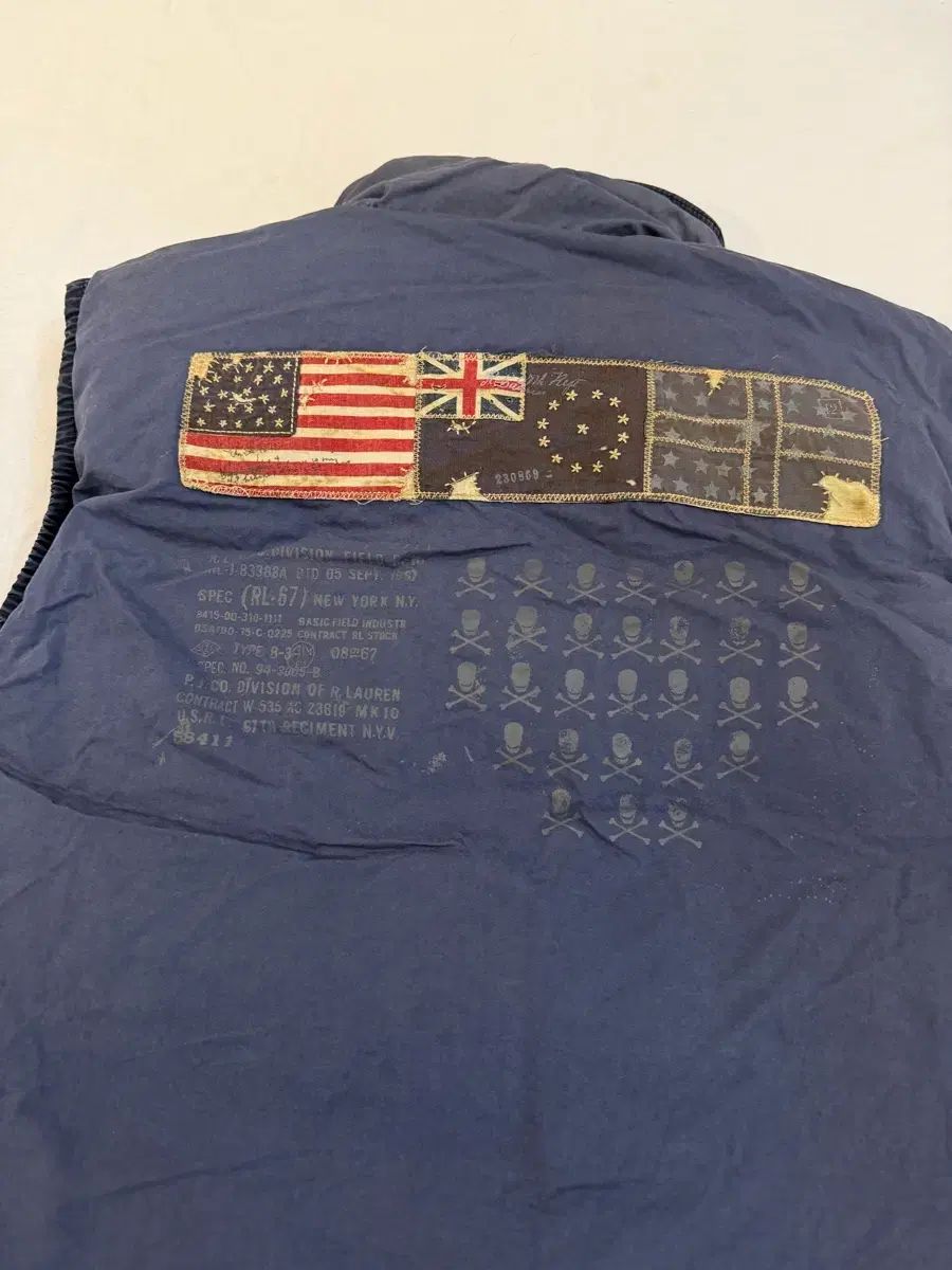 00年代 ポロ ラルフローレン Polo Jeans リバーシブル 星条旗 ダウン