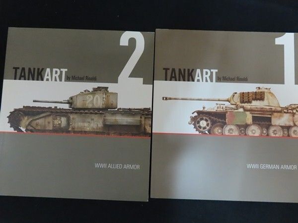 TANKART Vol.1 WWII G. Armor タンクアート プラモデル 洋書□TANKART1＋2 タンクアート1+2 WWII Allied Armor WWII German