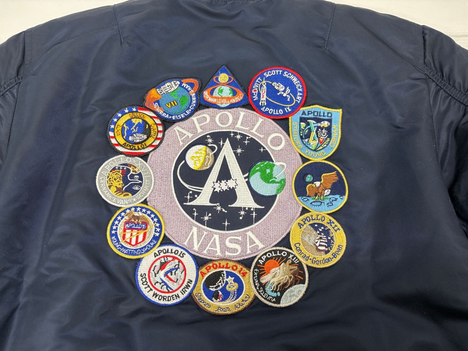 アルファ MA-1 フライトジャケット サイズL TA-0113 NASA APOLLO JAPAN