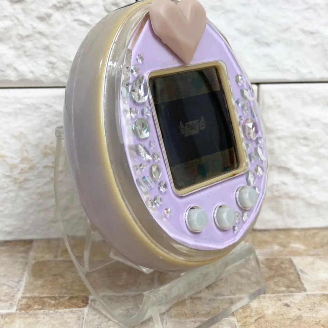 動作確認済】たまごっちピース Tamagotchi P's パープル 紫 本体 平成