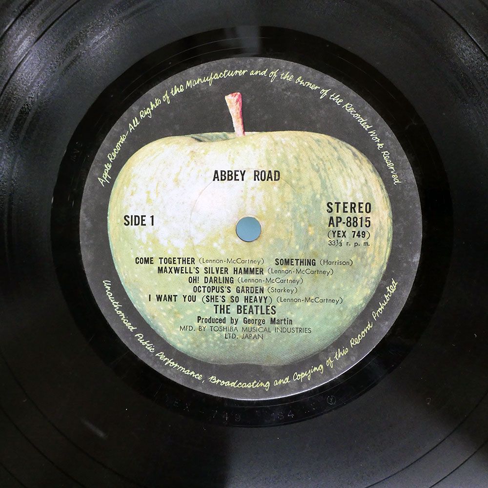 国内盤 BEATLES/ABBEY ROAD/APPLE AP8815 LP - メルカリ