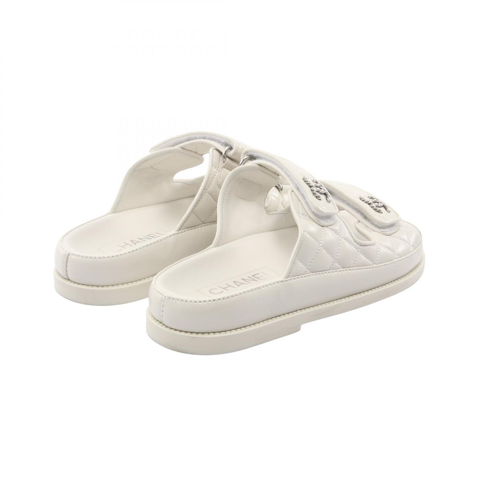 CHANEL シャネル マトラッセ ココマーク サンダル - メルカリ