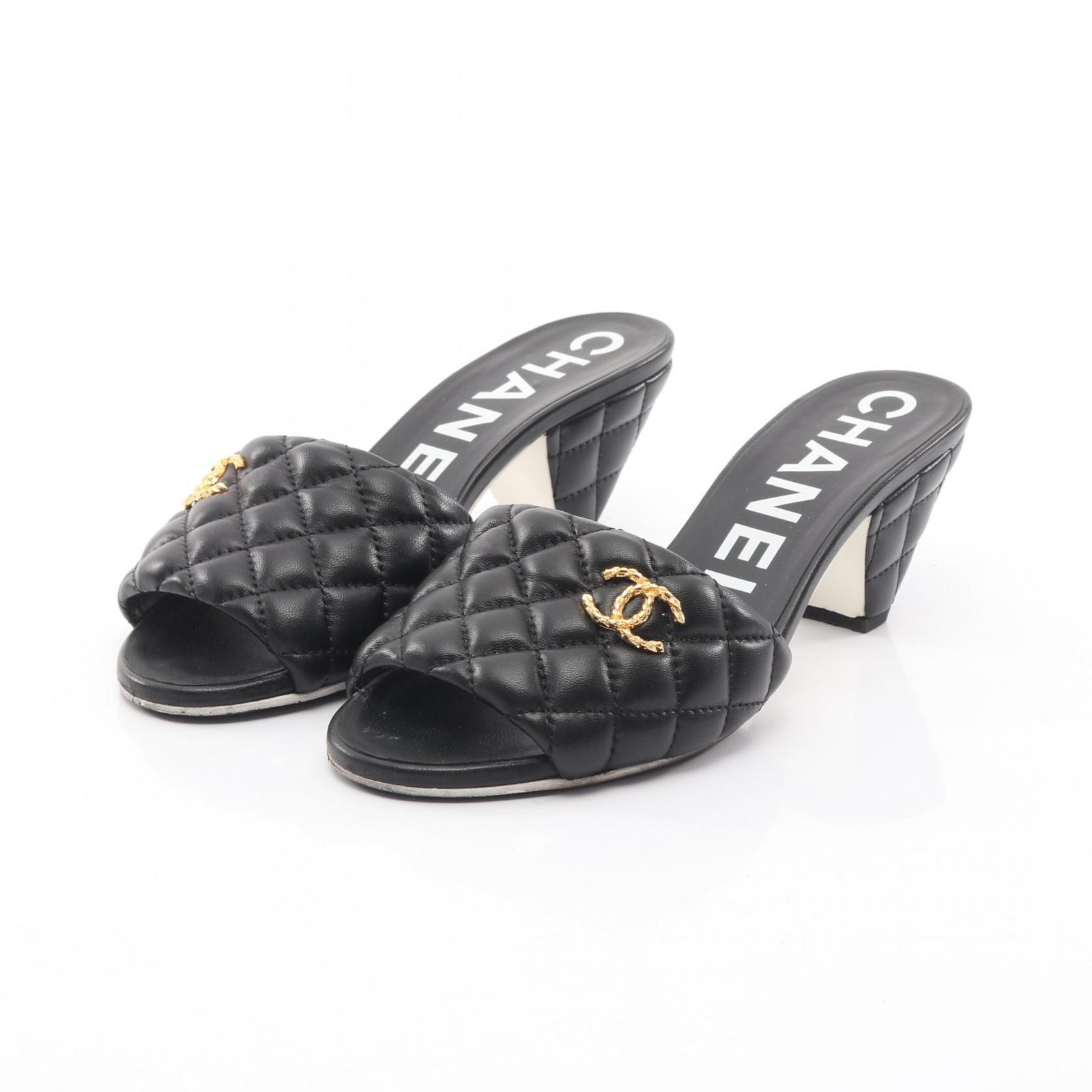 CHANEL シャネル マトラッセ ココマーク サンダル - メルカリ