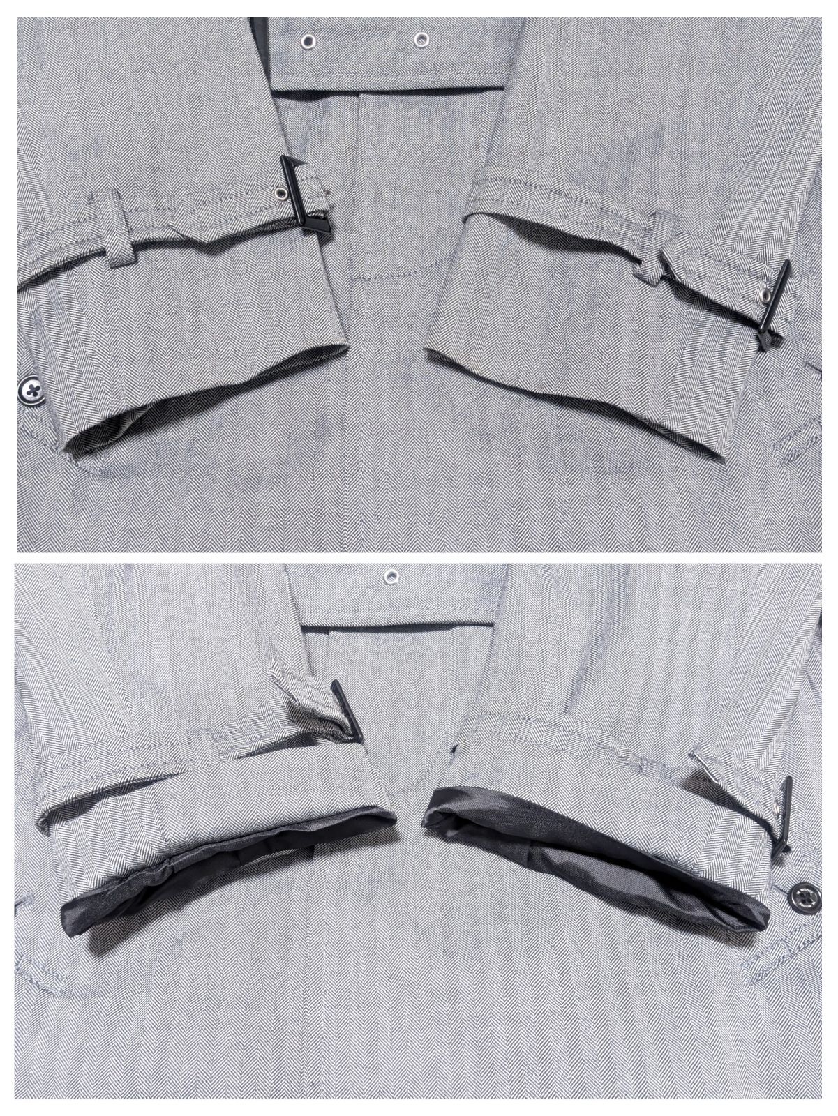 美品　タケオキクチ ライナー　ヘリンボーン トレンチコート 2way カシミヤ 美品 タケオキクチ ライナー ヘリンボーン トレンチコート 2way