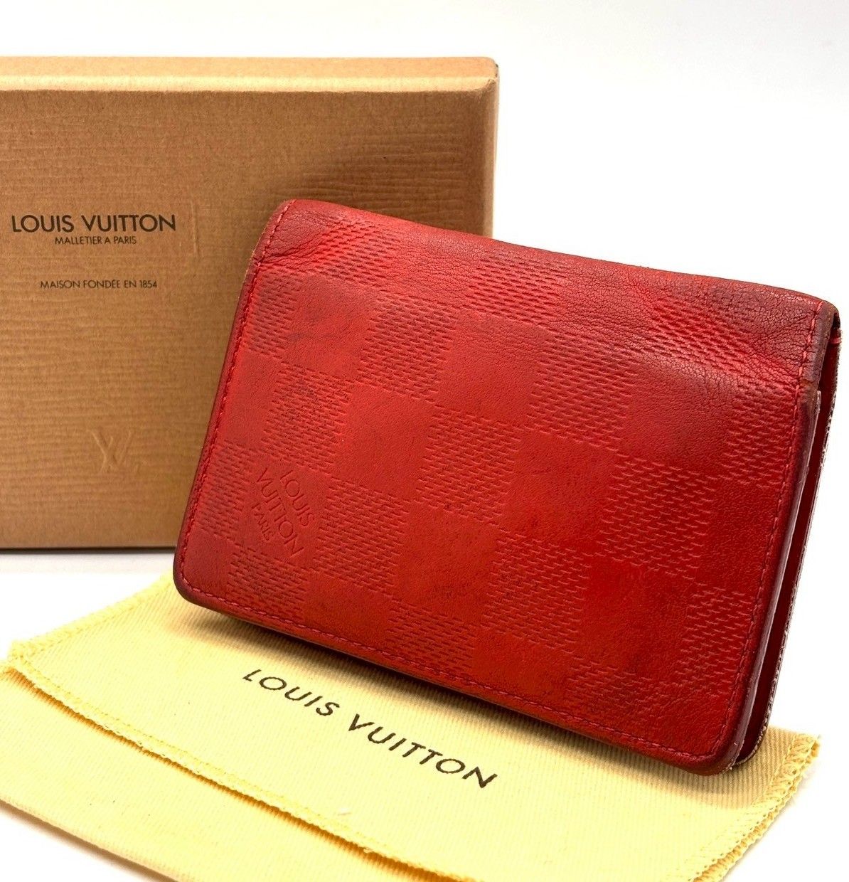 洗練宿す深紅美】 LOUIS VUITTON ルイヴィトン ダミエ アンフィニ