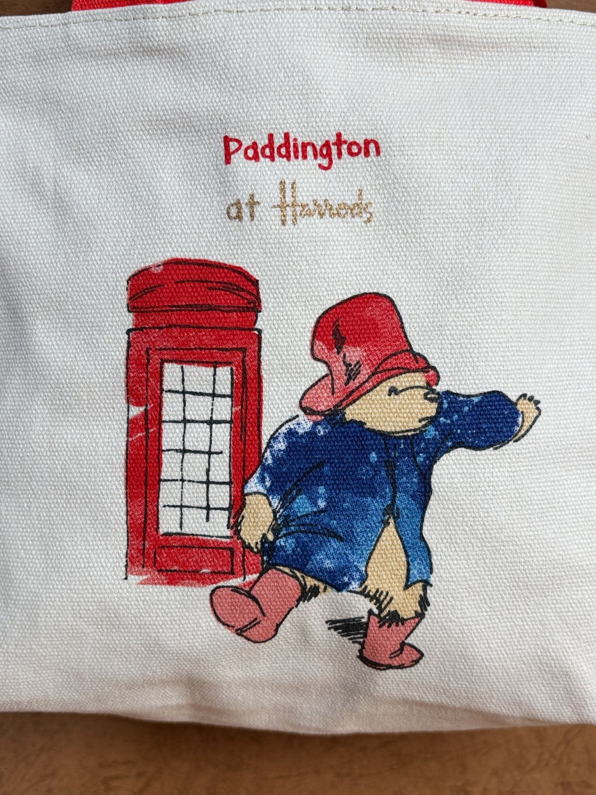 Harrods】新品 ハロッズ パディントン ミニサイズ コットンキャンバス 