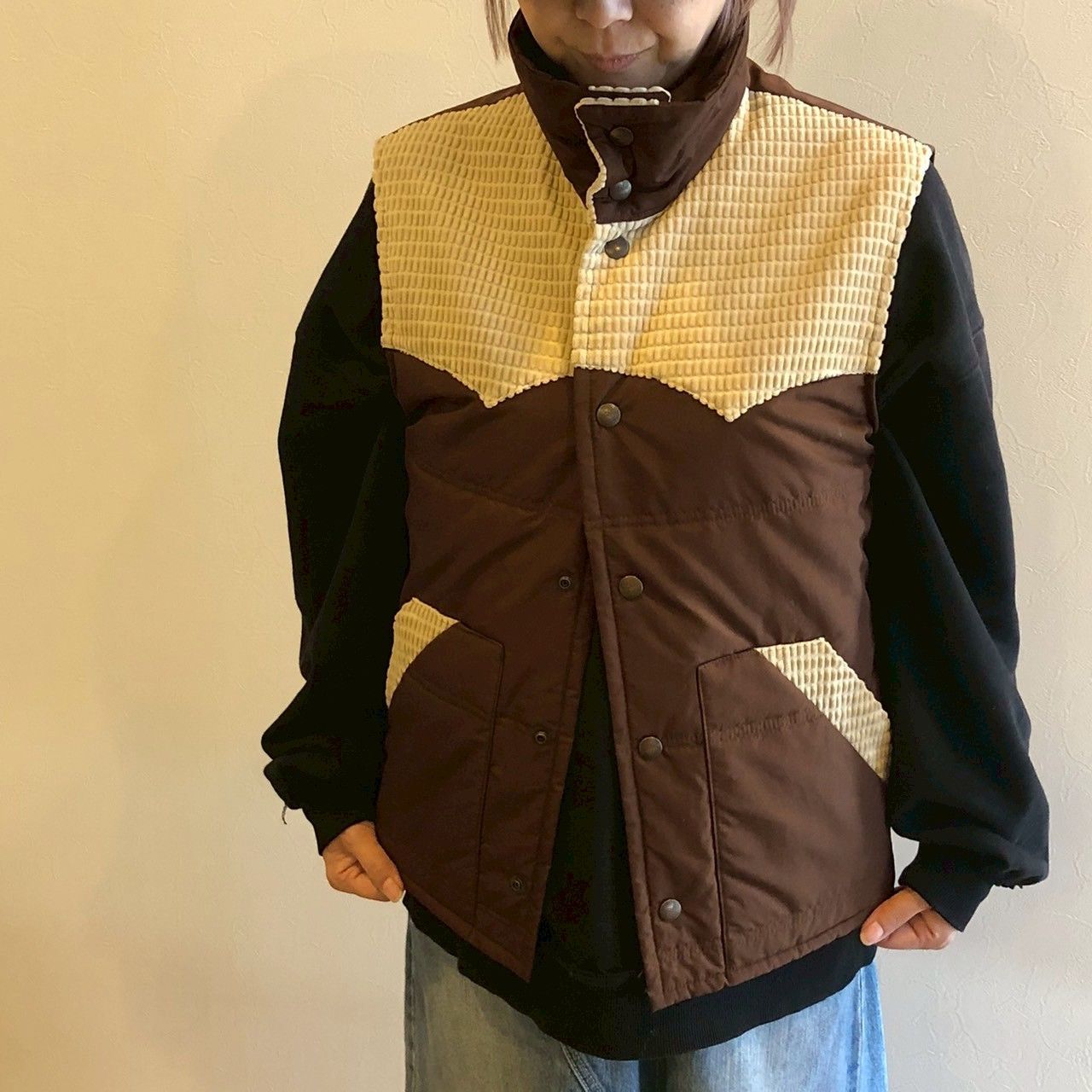 A Bathing Ape ベイシングエイプ シンサレート中綿 薄手 切り替えベスト 初期アーカイブ M 251213