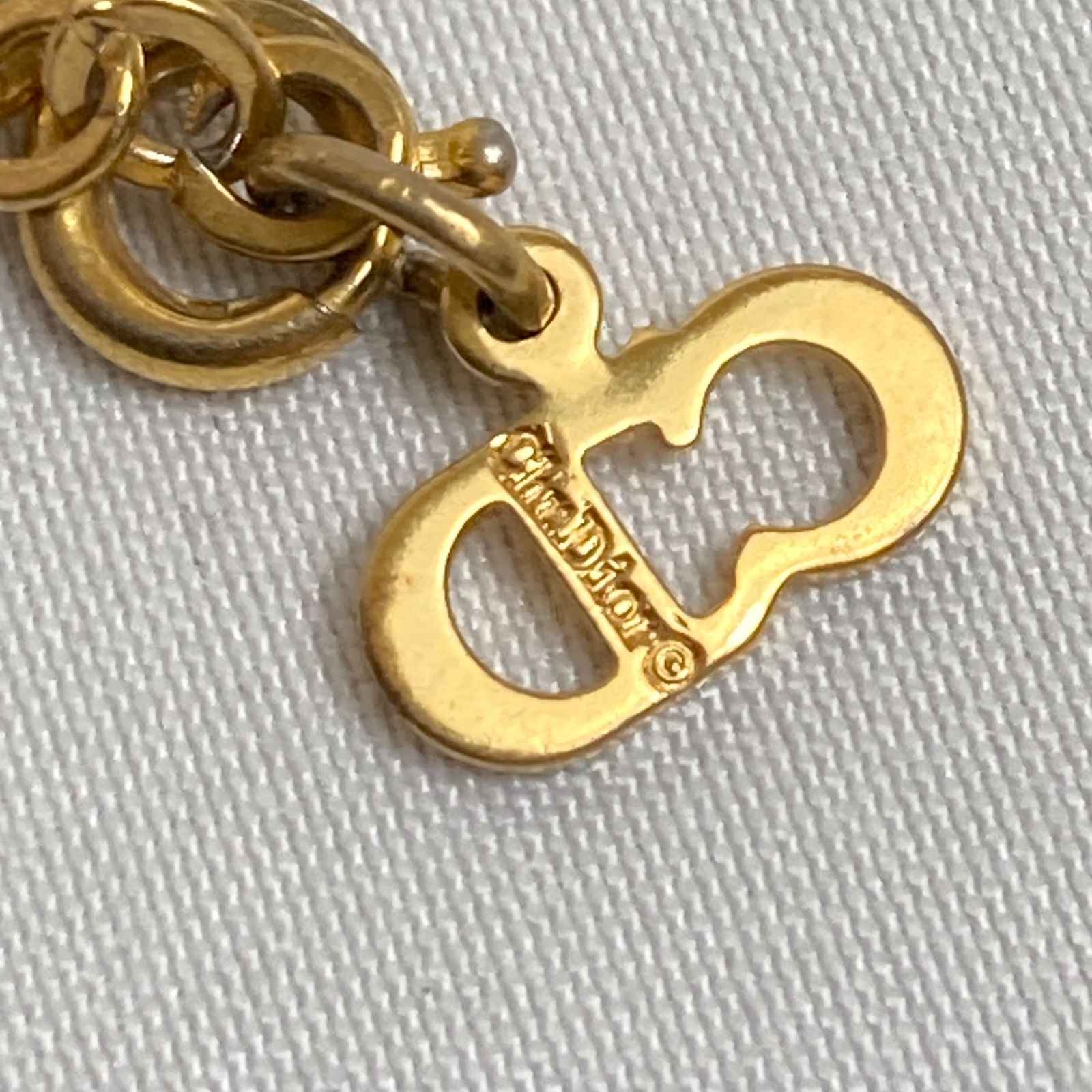 美品】Christian Dior クリスチャンディオール ネックレス ペンダント 