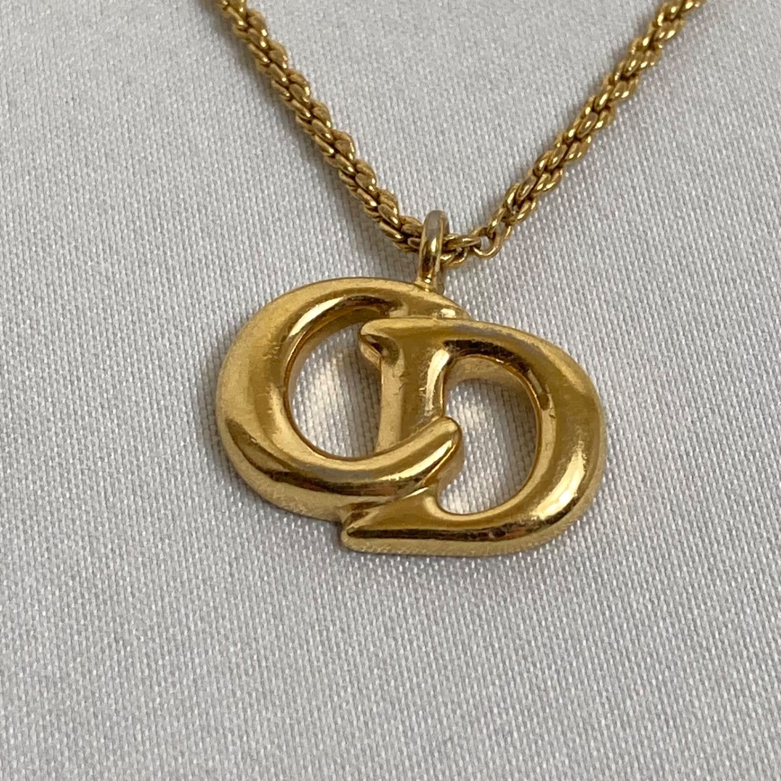 美品】Christian Dior クリスチャンディオール ネックレス ペンダント 