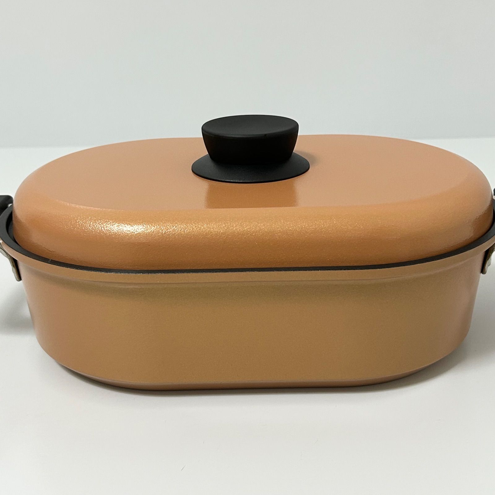 マル球産業 丸型健康フライヤー 両手鍋 未使用 マル球産業 健康フライヤーNEW ドリームパン MS-OV-2P オレンジ