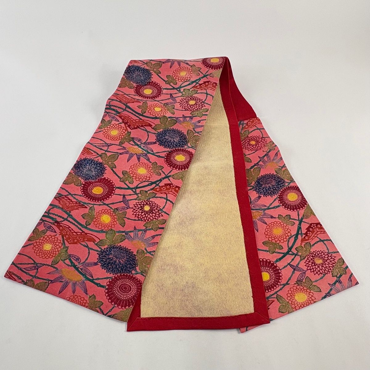 開き名古屋帯 優品 菊 松 ピンク 正絹 【中古】 - メルカリ