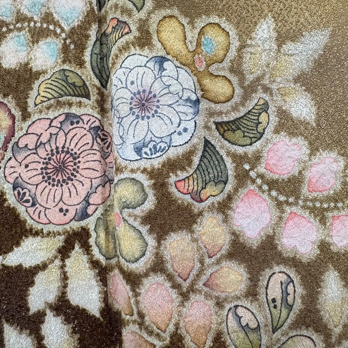 507mh57,509mh33 ◯きものやまと 翠山工房 辻が花〇美品 507mh57,509mh33 ◯きものやまと 翠山工房 辻が花〇美品