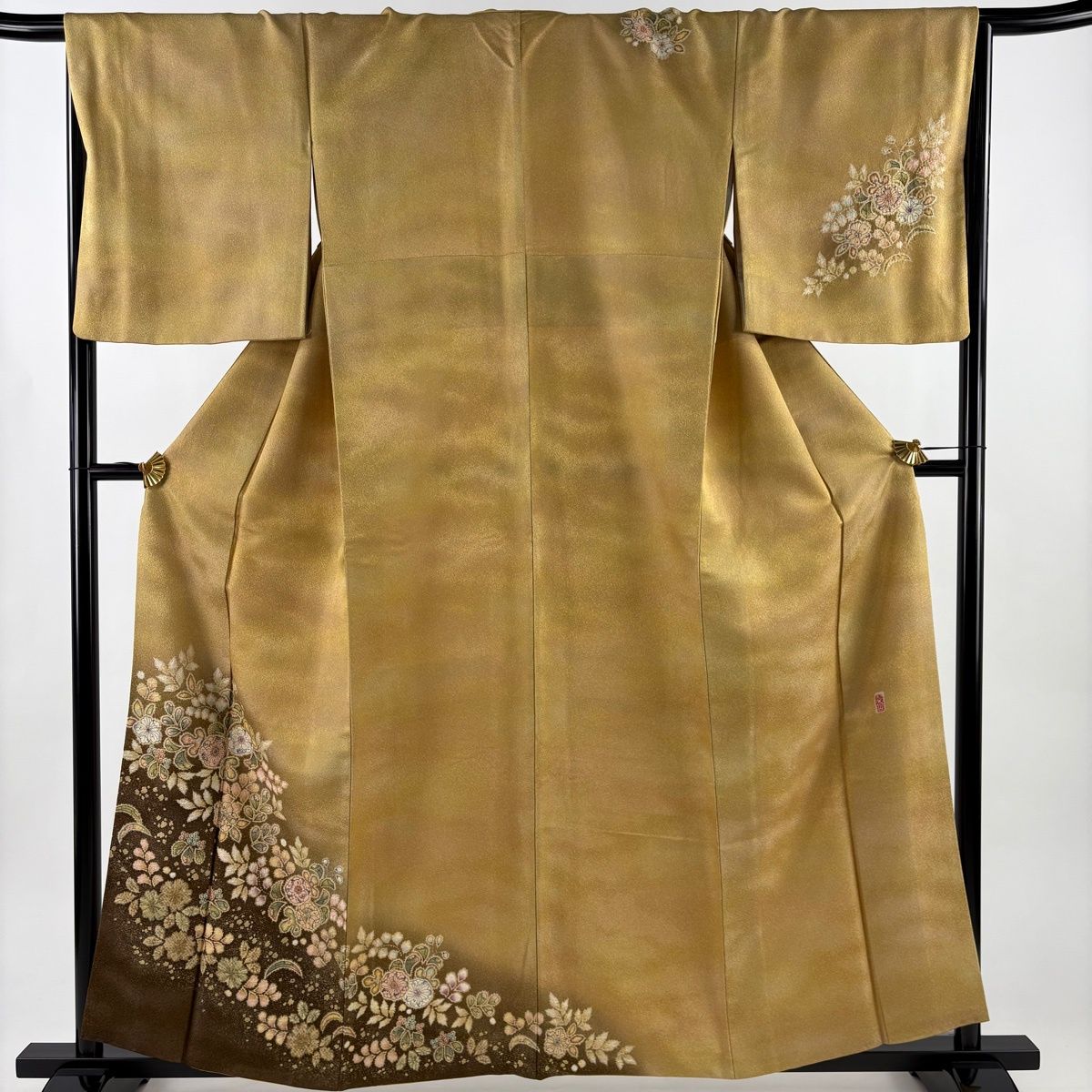 美品】 訪問着 身丈159cm 裄丈67.5cm L 袷 翠山工房 やまと 落款