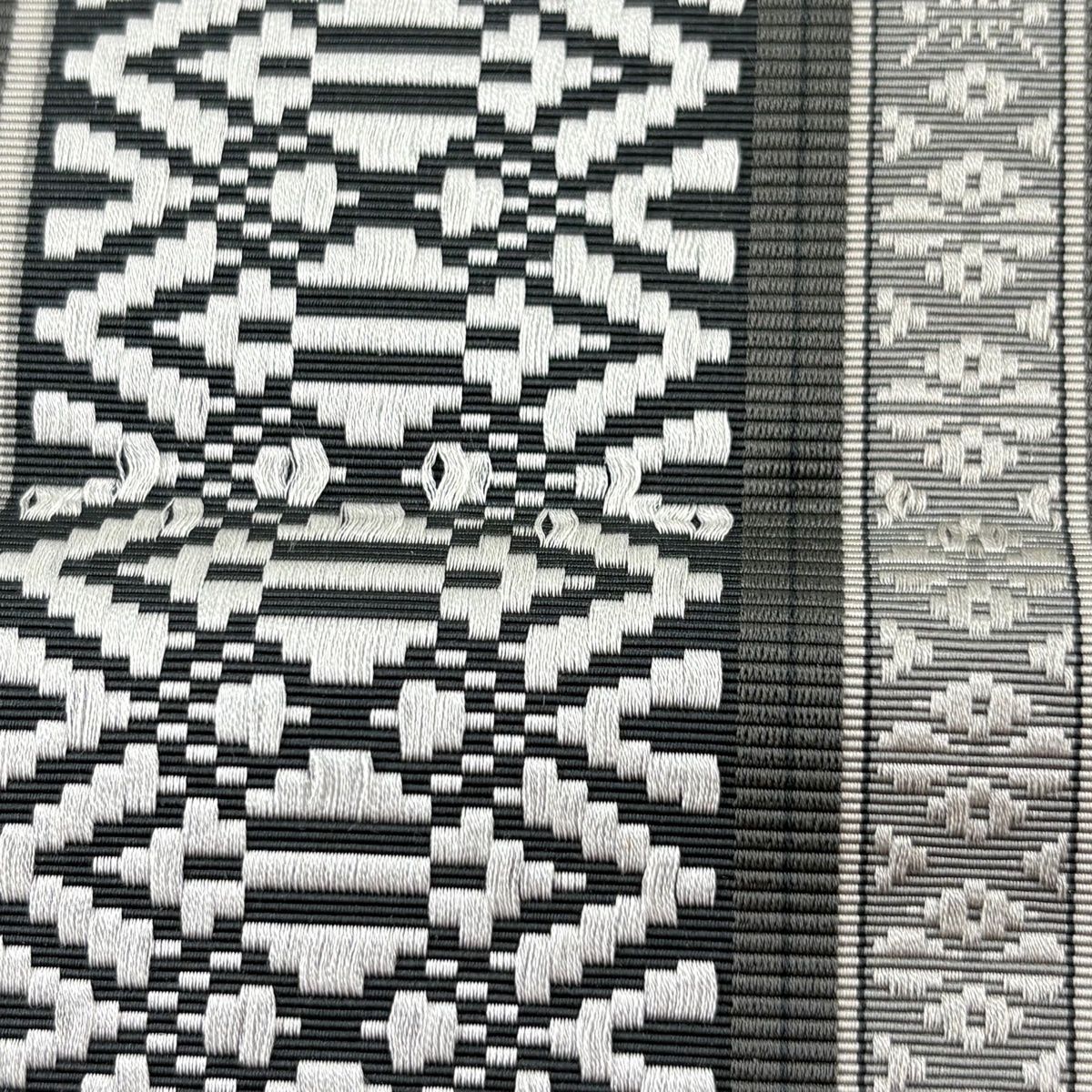 名古屋帯 逸品 証紙 八寸名古屋帯 松葉仕立て 博多織 筑前間道 独鈷柄