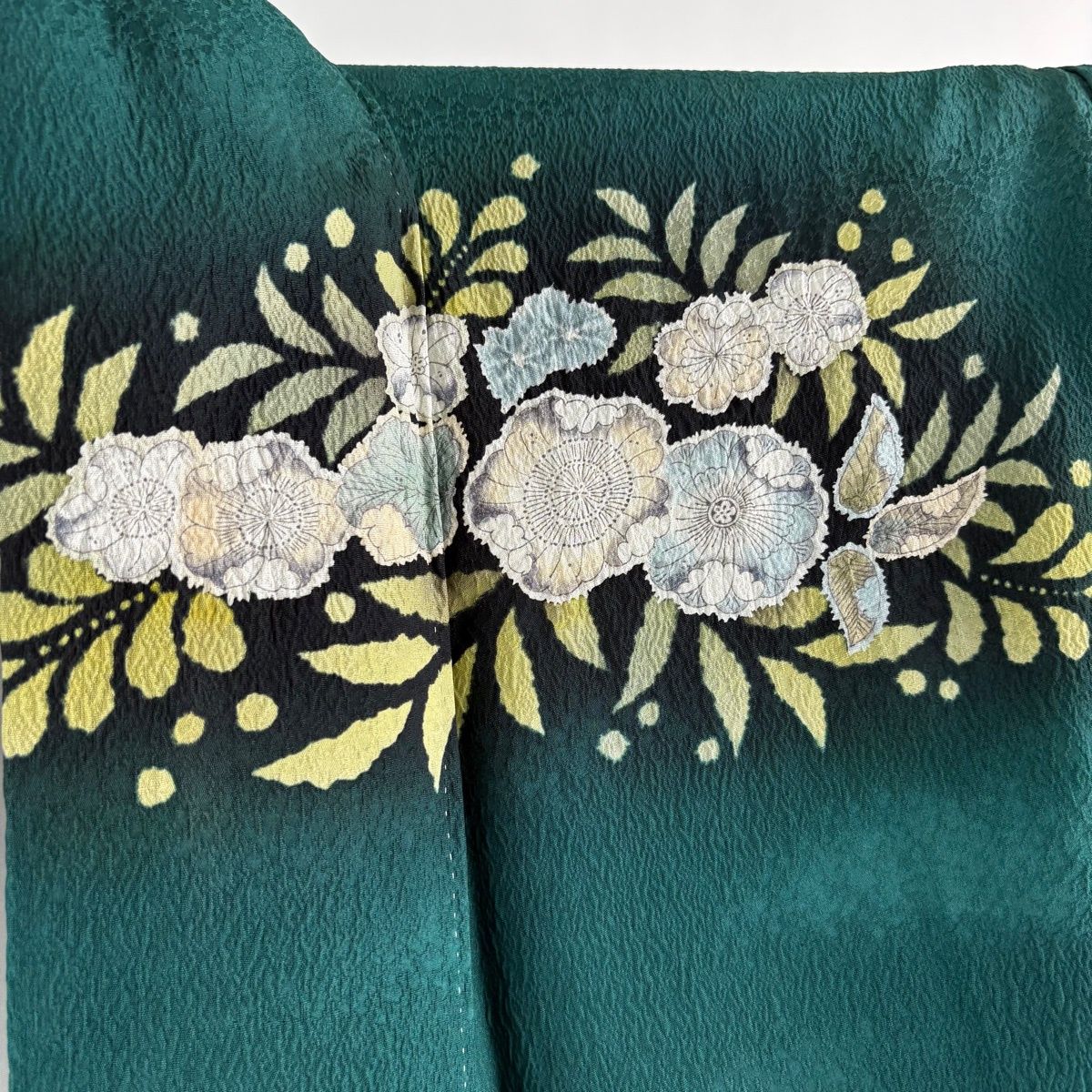 訪問着 身丈166.5cm 裄丈64cm M 袷 徳永憲峯 落款 辻が花 金彩