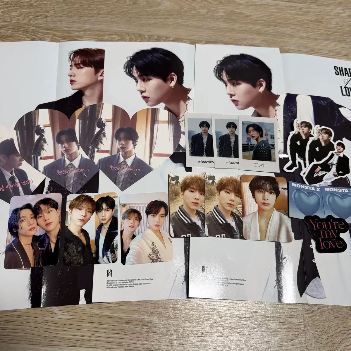 MONSTA X SHAPE OF LOVE アルバム フルセット ヒョンウォン キヒョン