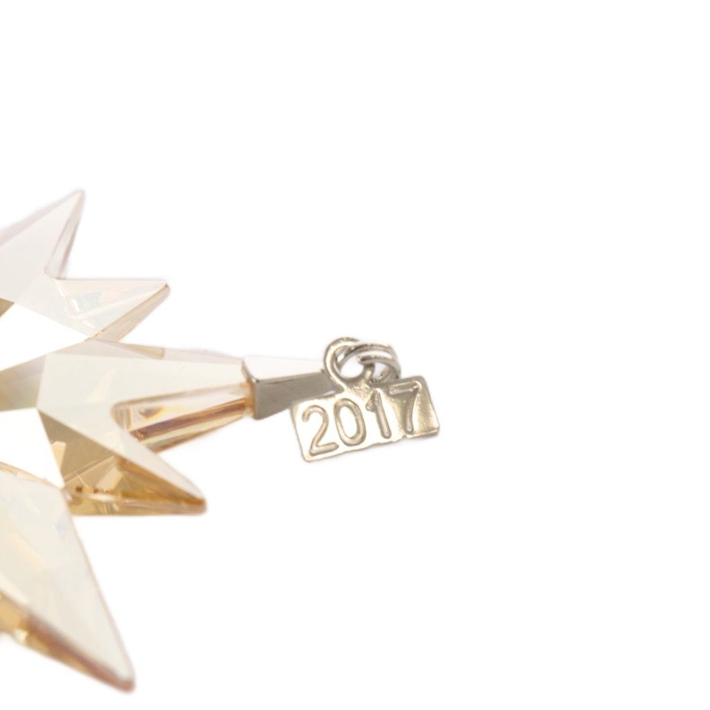 スワロフスキー SWAROVSKI クリスマス オーナメント 2017 茶色