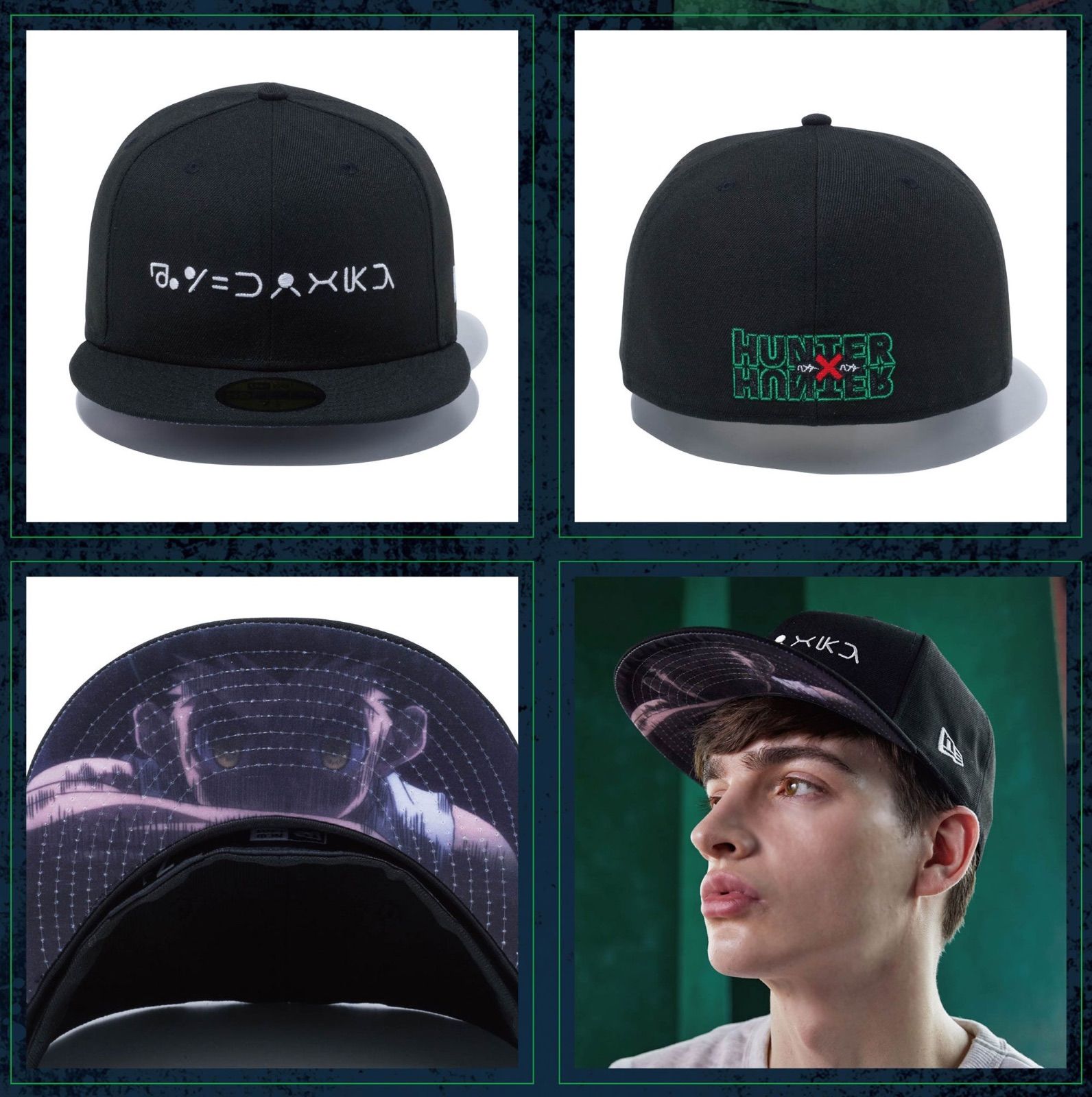 HUNTER×HUNTER × NEW ERA コラボキャップ 59FIFTY(R) ゴン モデル