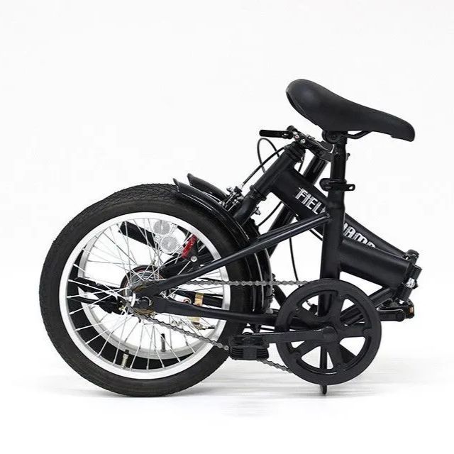 16ｲﾝﾁ］折畳み 自転車 ブラック ミニサイクル 車載 携帯 サイクル