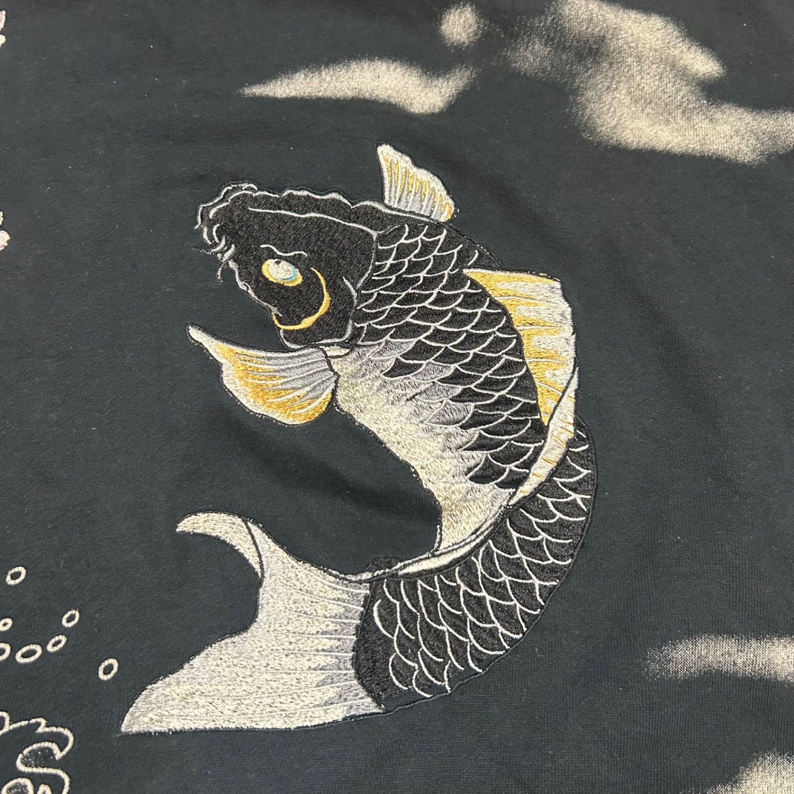 絡繰魂 カラクリダマシイ 錦鯉 刺繍 ジップアップ パーカー 5XL 希少