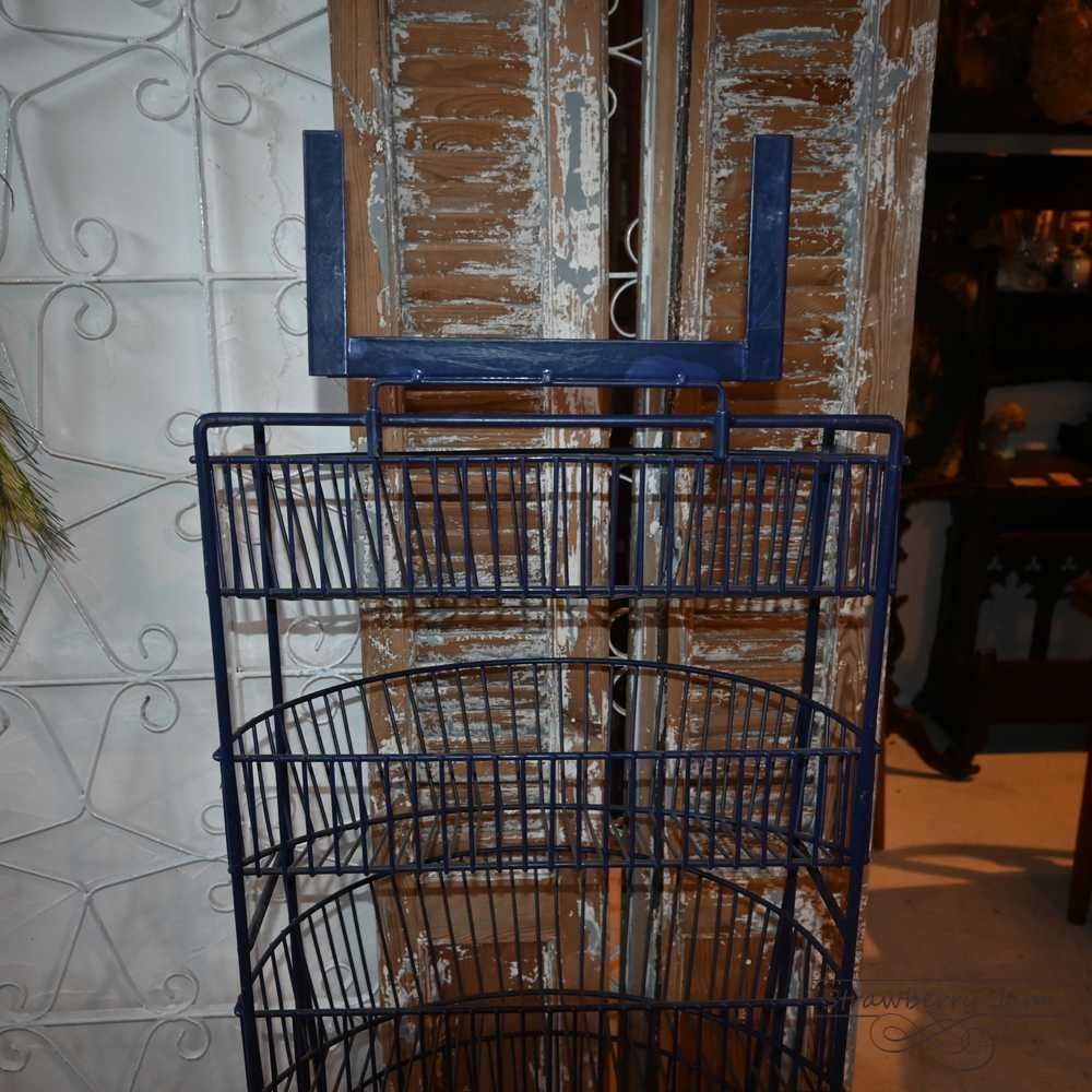 L3710-30-1 英国アンティーク ベジタブルラック 収納ラック ワイヤー